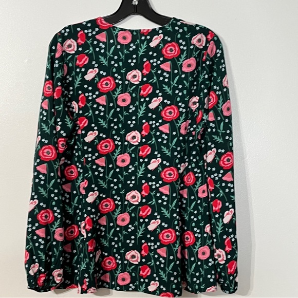 Matilda Jane Yesteryear Green Floral Tunic Top - Picture 5 of 6